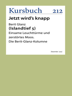 cover image of Einsame Leuchttürme und zerstörtes Moos